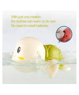 Aditi Toys Swimming Turtle Bath Toy Wind Up Water Floating Turtle For New Born Baby Bathtub Water Toys, Pack of 6 Multicolor (Colors As Per Availability) chanak