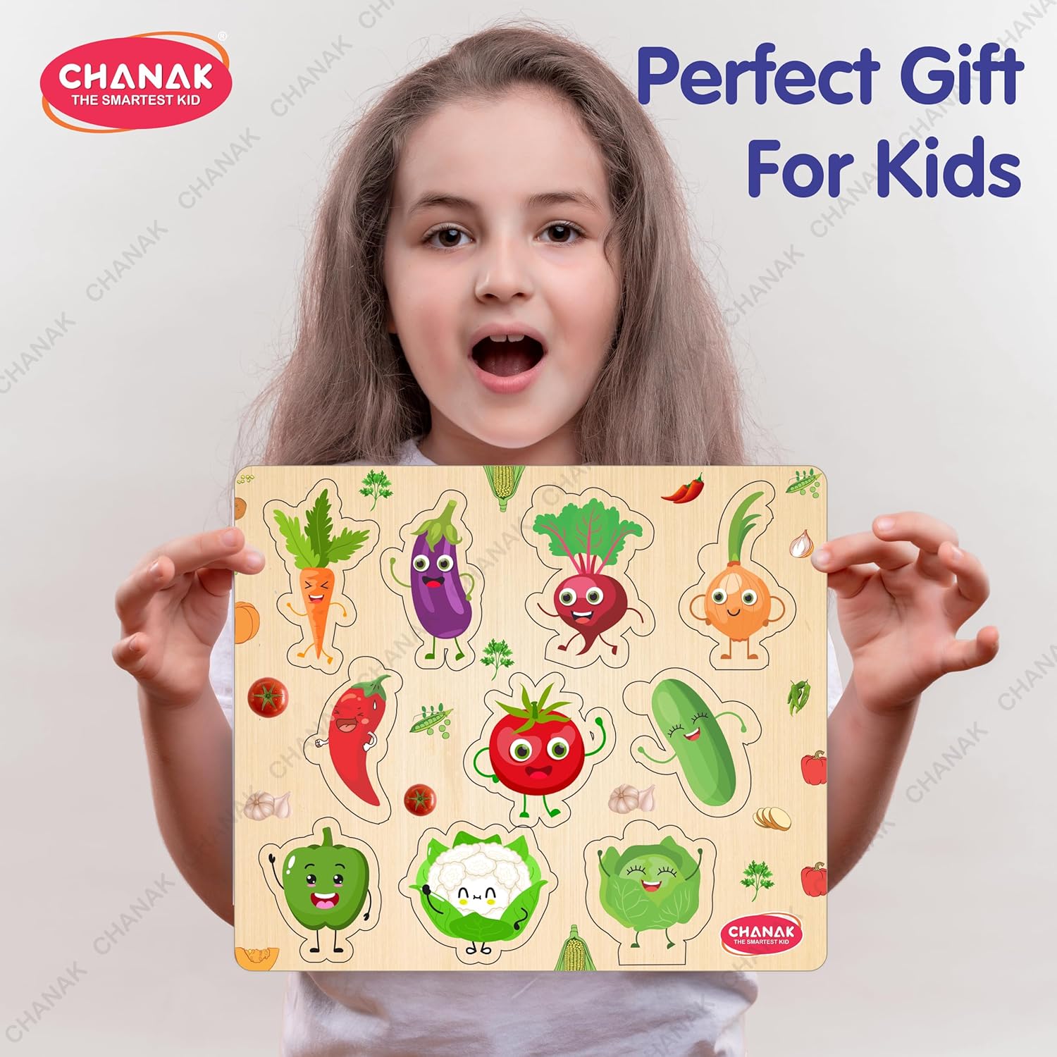 Wooden Vegetable Puzzle