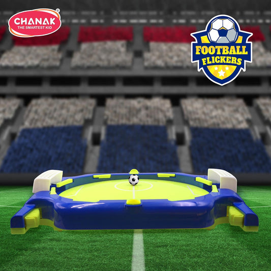 Football Flick Tabletop Game – Portable Mini Soccer Flicker for Kids & Adults | Durable ABS Build | Indoor Family Fun & Travel-Friendly