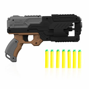 Chanak Six-Dart Rapid Fire Blaster Toy Gun Black Aditi Toys Pvt. Ltd.