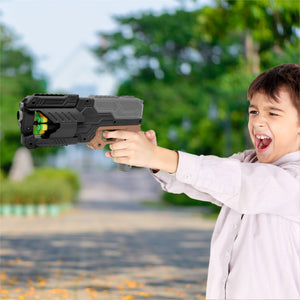 Chanak Six-Dart Rapid Fire Blaster Toy Gun Black Aditi Toys Pvt. Ltd.