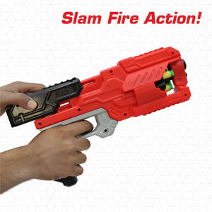 Chanak Six-Dart Rapid Fire Blaster Toy Gun Red Aditi Toys Pvt. Ltd.