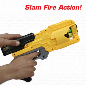 Chanak Six-Dart Rapid Fire Blaster Toy Gun Yellow Aditi Toys Pvt. Ltd.