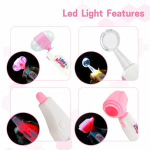 Chanak's Doctor Suitcase Wheel with LED Light (Pink Instruments ) Aditi Toys Pvt. Ltd.