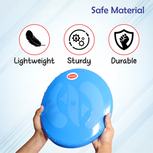 Chanak Flying Disc Frisbee Picnic, Beach, Garden Disc Throwing Sports Outdoor Game for Kids & Adults, Red & Blue Pack of 1 chanak