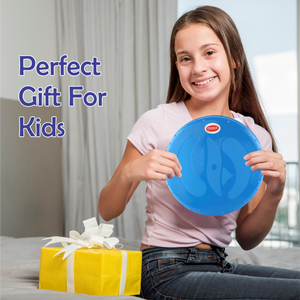 Chanak Flying Disc Frisbee Picnic, Beach, Garden Disc Throwing Sports Outdoor Game for Kids & Adults, Red & Blue Pack of 1 chanak