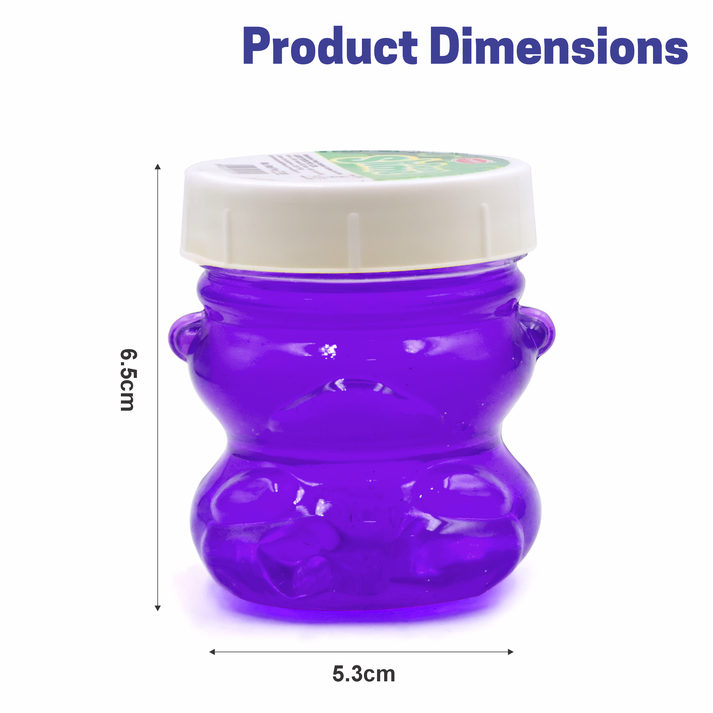 Neon Slime (100ml) Pack of 2 (Blue)