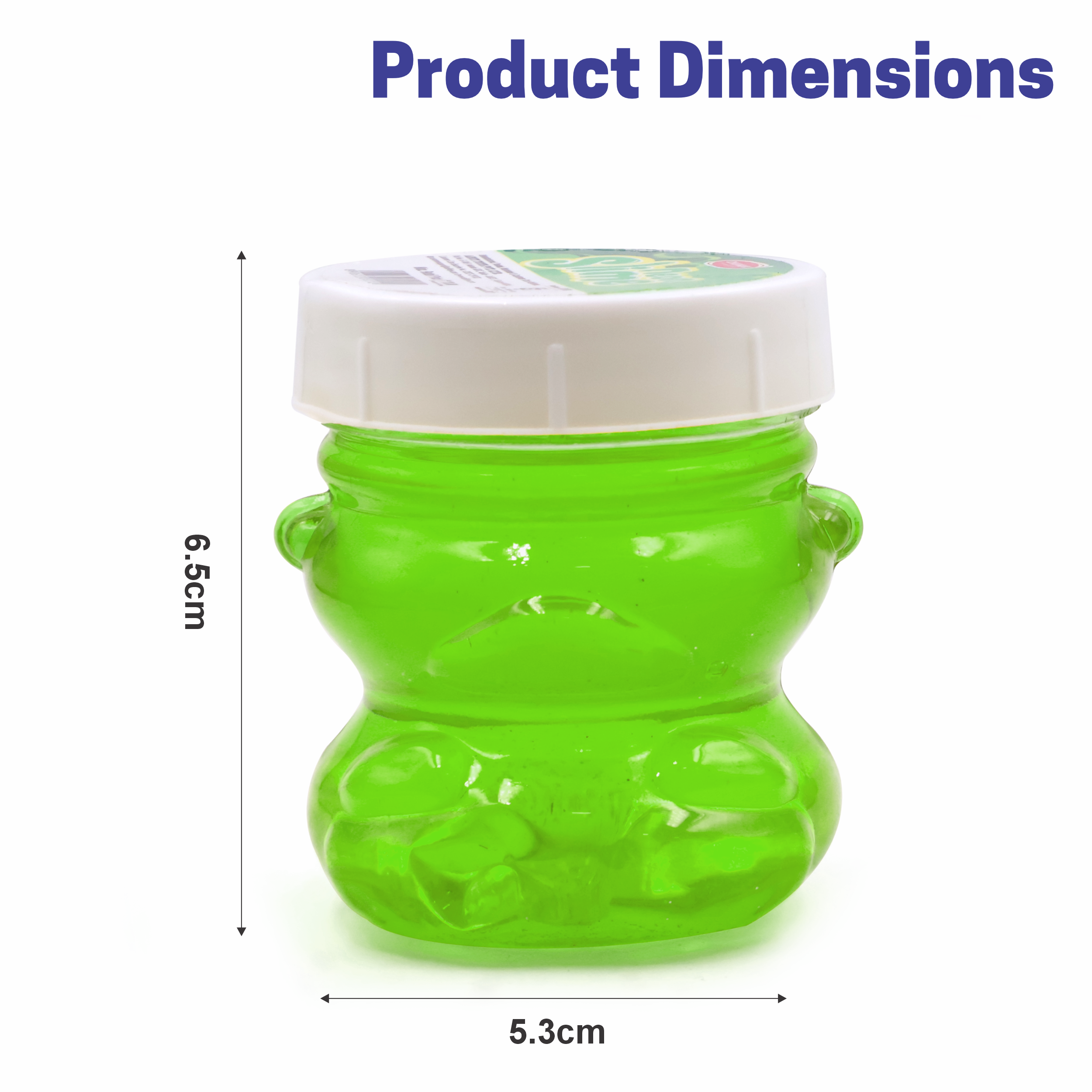 Neon Slime (100ml) Pack of 2 (Green)