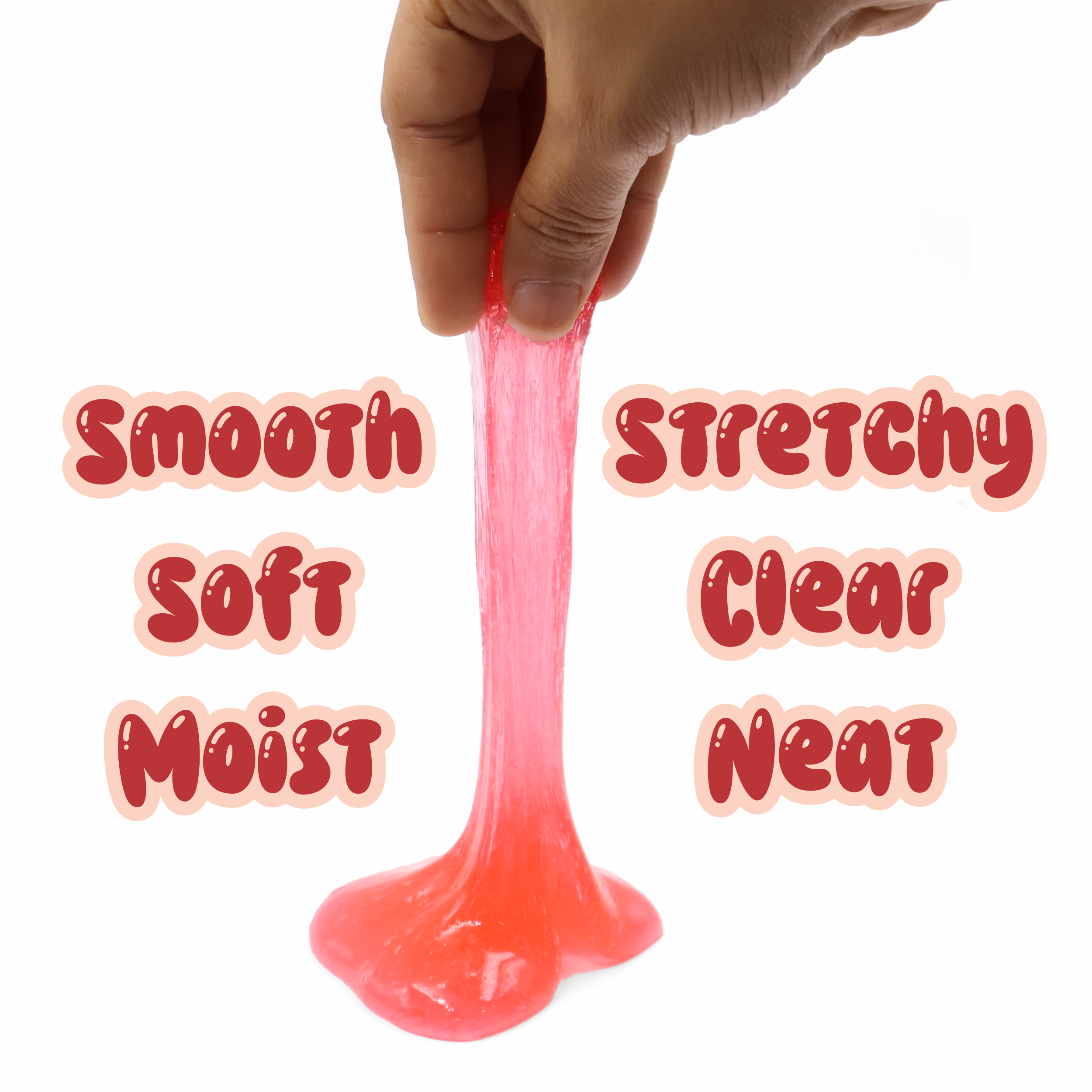 Chanak Neon Colored Glitter Scented Slime Kit - Soft, Non-Sticky, Stress-Relief Non-Toxic Squishy Slime Toy Multicolor for Kids For Boys Girls, Above 5+ Age Each 150ml (Red Pack of 2) chanak