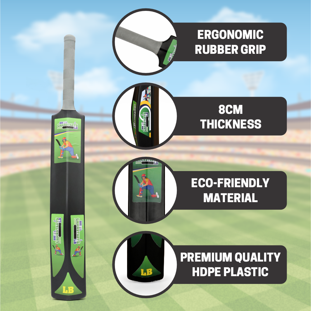 Chanak Big Cricket Turf Bat for Boys & Girls, 34.5 inch 1 Cricket Bat for Indoor & Outdoor Activity, Cricket Bat for Kids & Adults Above 15 Year(Big Turf Bat) chanak