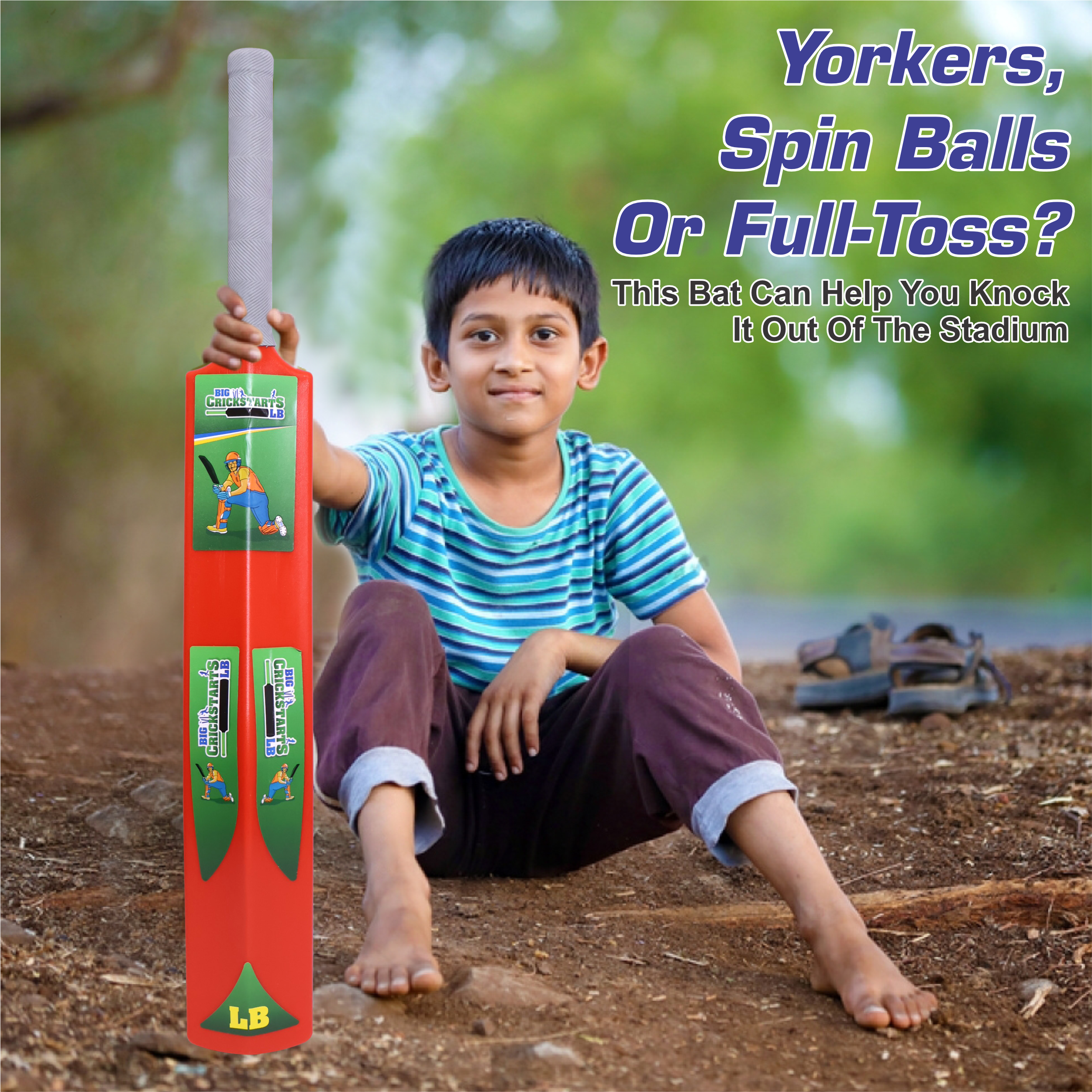 Chanak Big Cricket Turf Bat for Boys & Girls, 34.5 inch 1 Cricket Bat for Indoor & Outdoor Activity, Cricket Bat for Kids & Adults Above 15 Year(Big Turf Bat) Red chanak