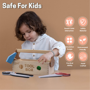 Chanak Portable Construction Wooden Tool Box for Kids Aditi Toys Pvt. Ltd.