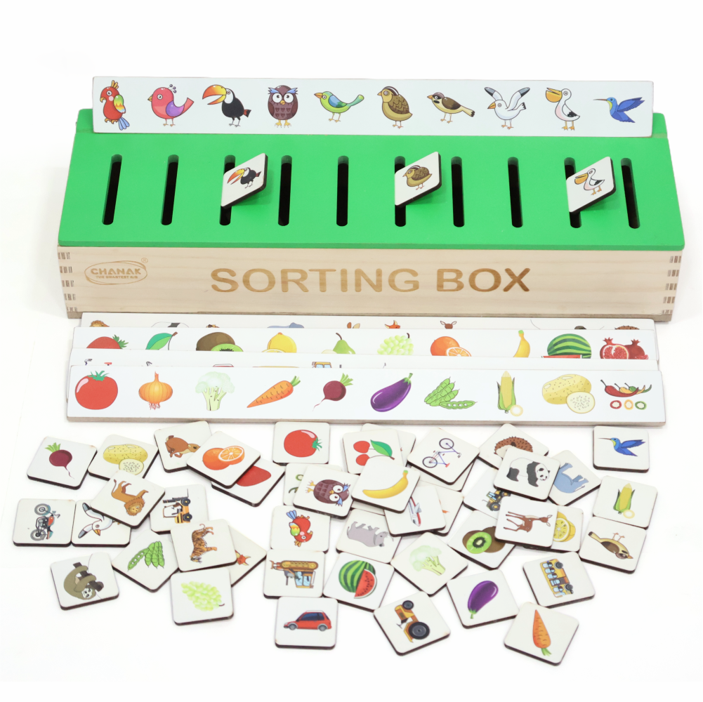 Chanak's Wooden Sorting Box For Kids Aditi Toys Pvt. Ltd.