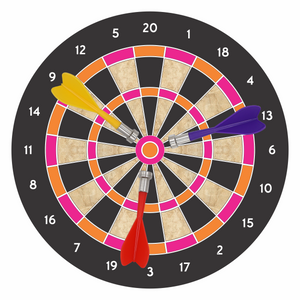 Chanak Magnetic Dart Board – Safe darts for all ages