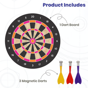 Small Chanak Magnetic Dart Board – 11” for kids 3+