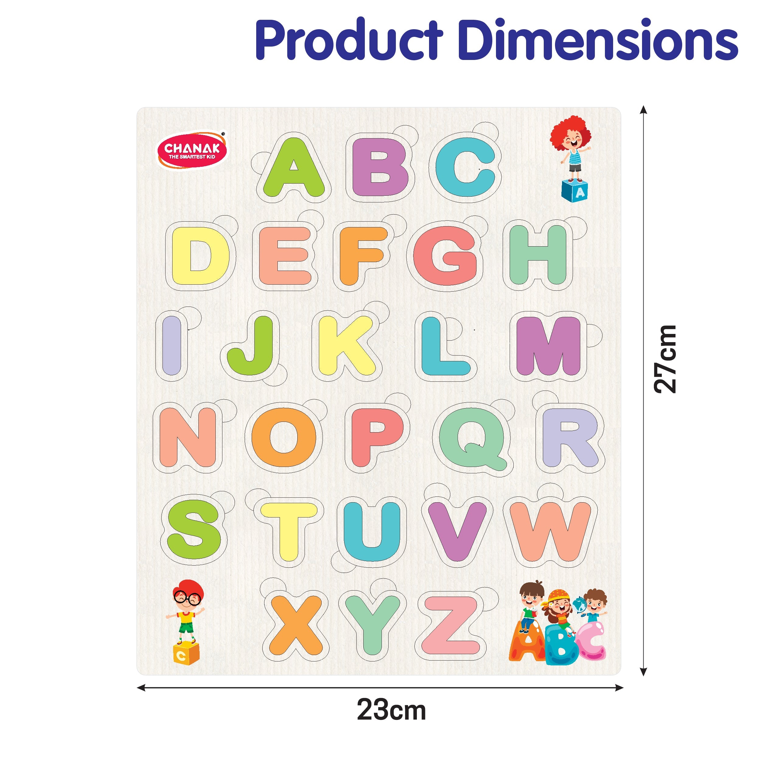 Chanak 4-in-1 Wooden Educational Puzzle Combo – Human Body, Alphabet, Vegetables & India Map – Montessori Learning Set for Toddlers & Preschoolers Age 2+ Aditi Toys Pvt. Ltd.
