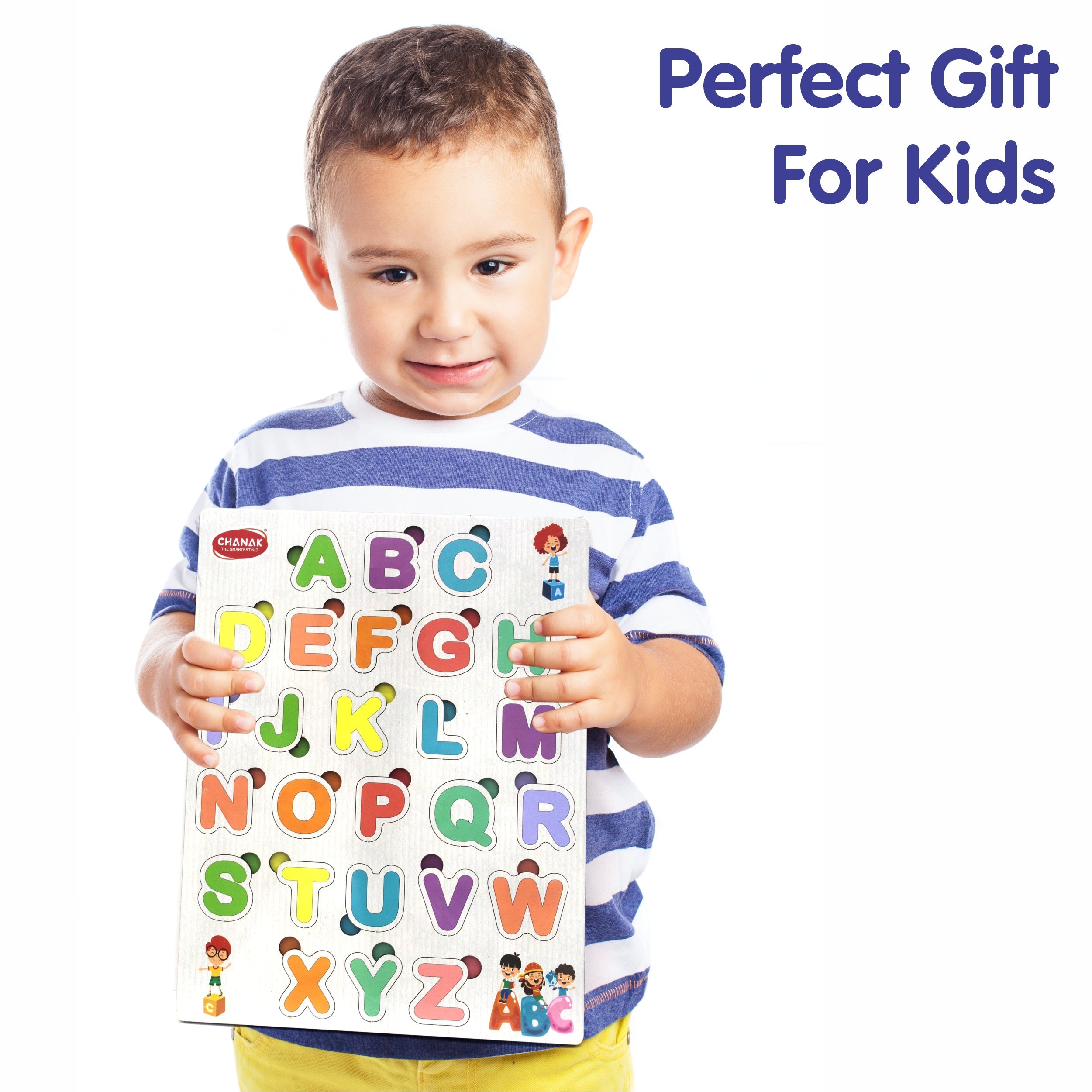 Chanak 4-in-1 Wooden Educational Puzzle Combo – Human Body, Alphabet, Vegetables & India Map – Montessori Learning Set for Toddlers & Preschoolers Age 2+ Aditi Toys Pvt. Ltd.