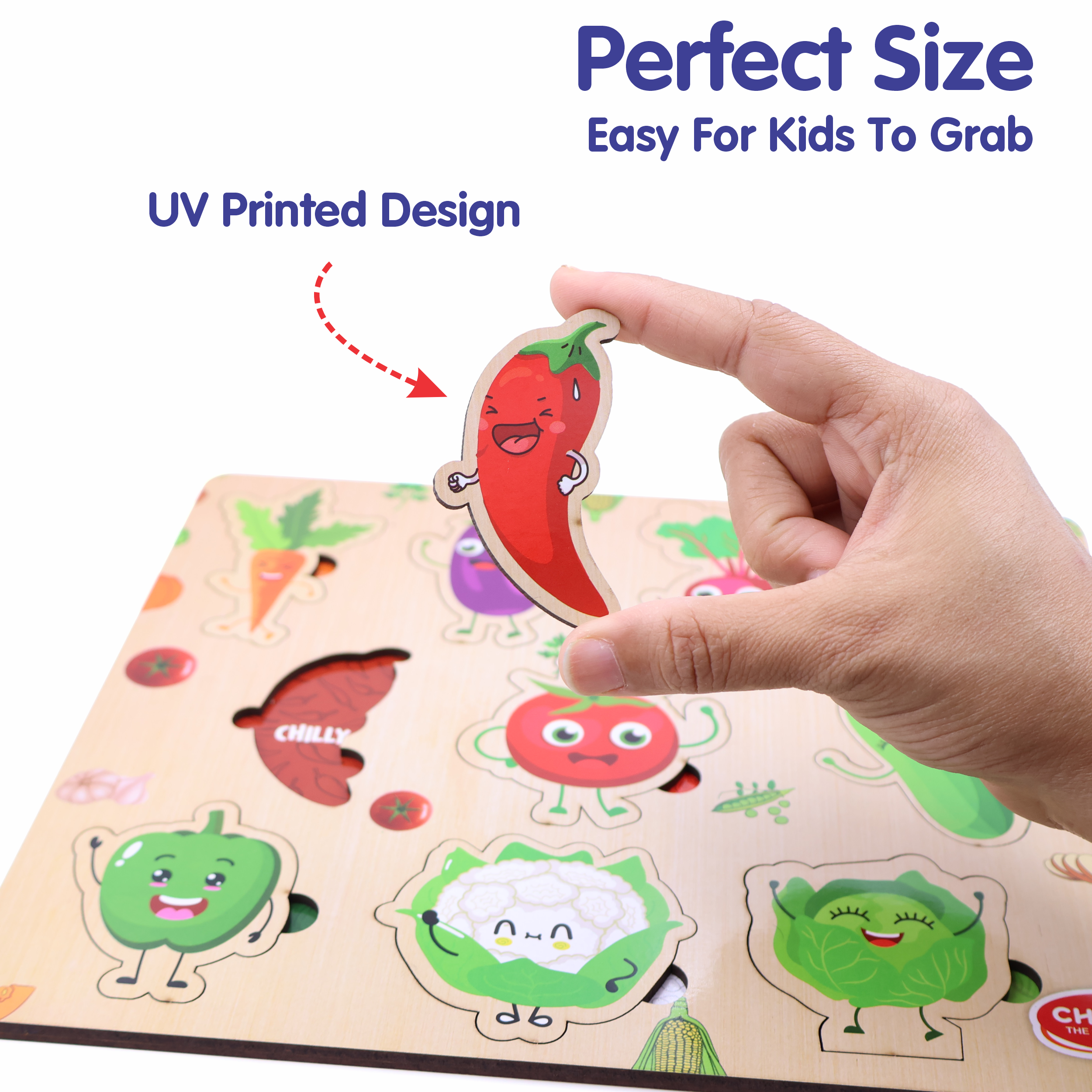 Chanak 4-in-1 Wooden Educational Puzzle Combo – Human Body, Alphabet, Vegetables & India Map – Montessori Learning Set for Toddlers & Preschoolers Age 2+ Aditi Toys Pvt. Ltd.