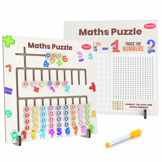 Wooden Maths Puzzle Set chanak