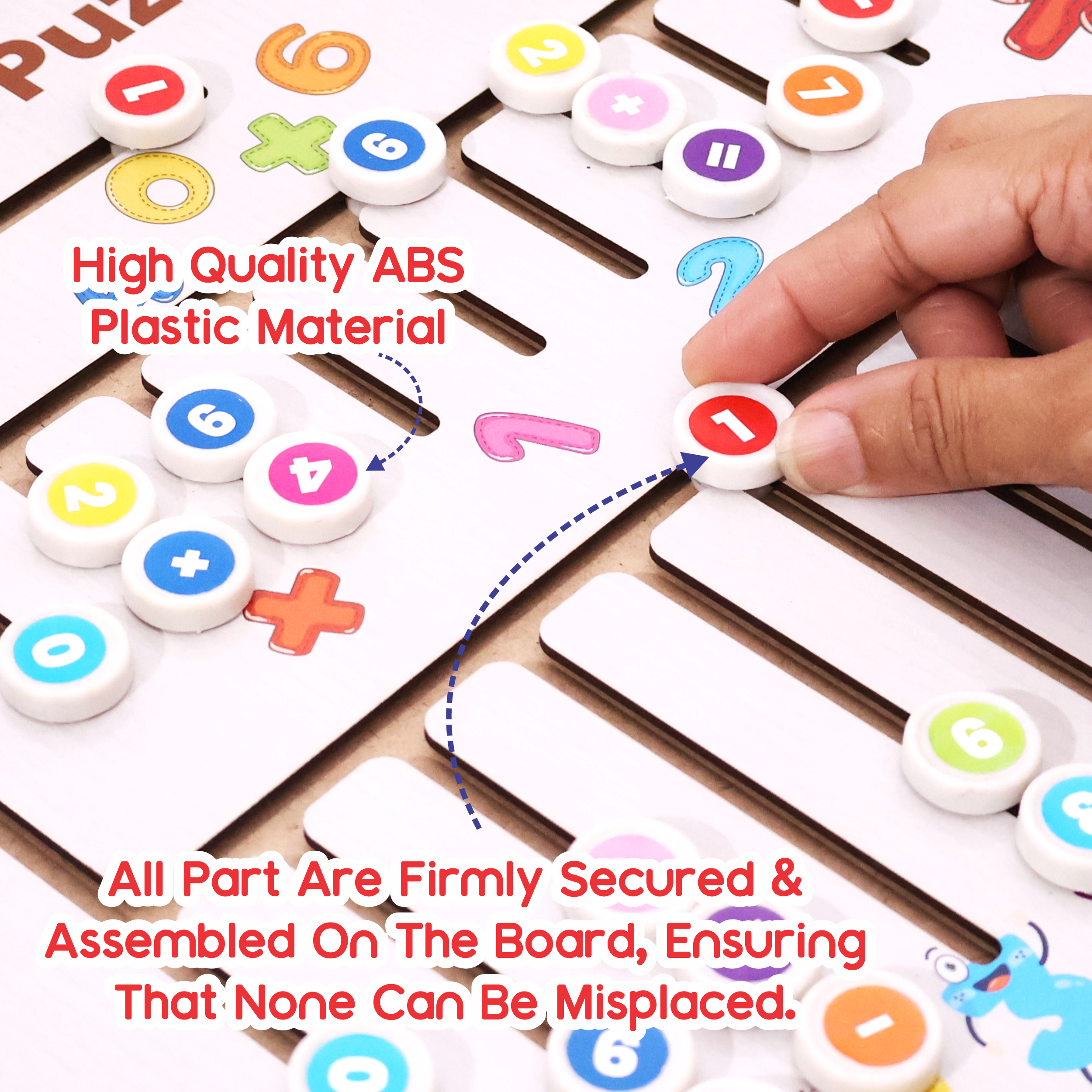 Wooden Maths Puzzle Set chanak