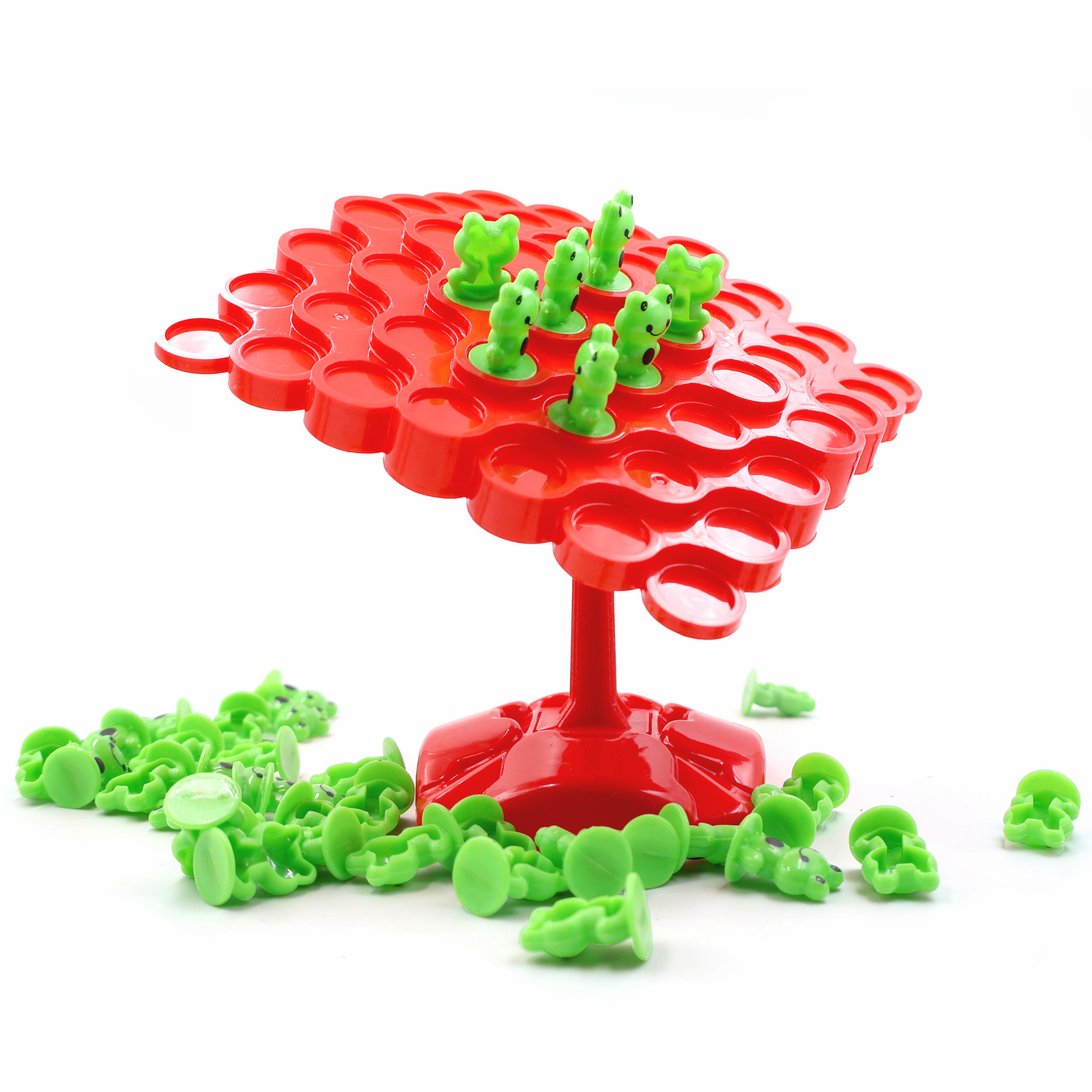 Chanak Froggy Wobble Frog Tree Balance Stacking Board Games With 50 Pcs Frog | Educational Toys, Above 3+ Age