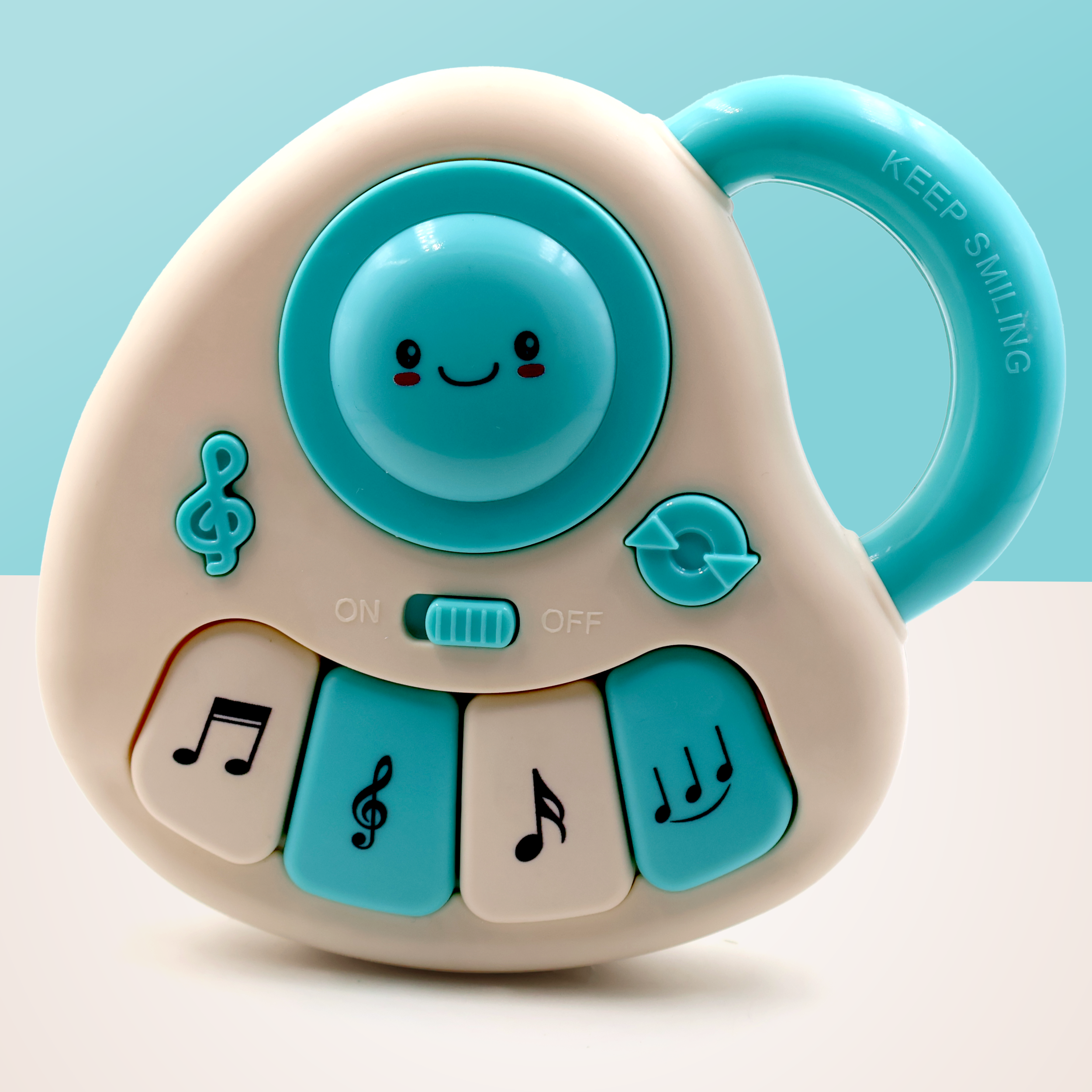 Tiny Tune Piano (White-Blue)
