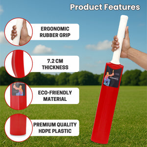 Pro Poweredge Big Cricket Turf Bat (Red) chanak