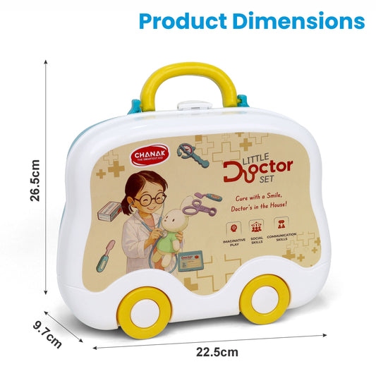 Little Doctor Set Premium (Blue_White) chanak