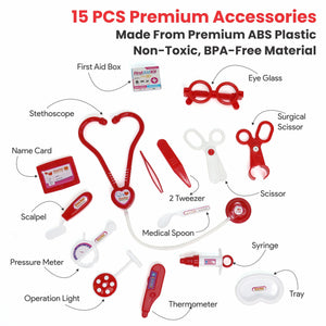 Little Doctor Set Premium (Red_White) chanak