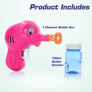 Chanak's Elephant Bubbles Blower Toy (Pink) 🐘 Aditi Toys Pvt. Ltd.