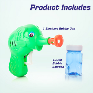 Chanak's Elephant Bubbles Blower Toy (Green) 🐘 Aditi Toys Pvt. Ltd.