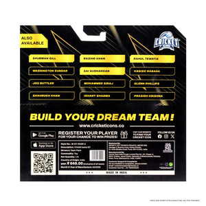 Chanak Cricket Icons Action Figure Assorted Gujarat Titans Collectible Miniature Figurine, IPL Edition 360° Rotatable Head, GT Cricket Player for Fans & Kids, Perfect Gift & Collectors Pack of 4 chanak