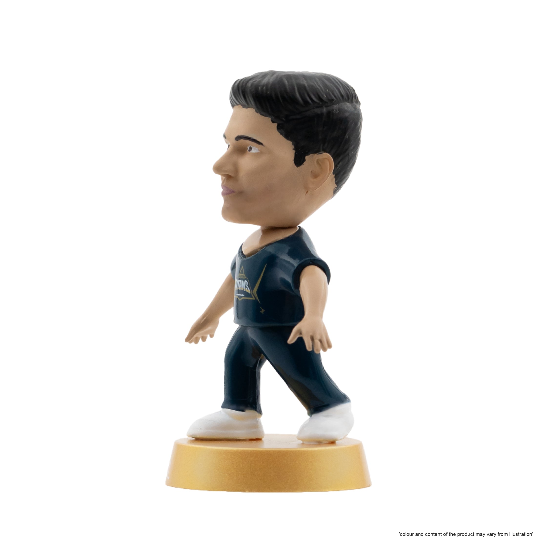Chanak Cricket Icons Action Figure Shubman Gill Gujarat Titans Collectible Miniature Figurine, IPL Edition 360° Rotatable Head, GT Cricket Player for Fans & Kids, Perfect Gift & Collectors Pack of 1 chanak