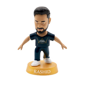 Chanak Cricket Icons Action Figure Rashid Khan Gujarat Titans Collectible Miniature Figurine, IPL Edition 360° Rotatable Head, GT Cricket Player for Fans & Kids, Perfect Gift & Collectors Pack of 1 chanak