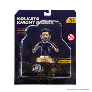 Chanak Cricket Icons Action Figure Varun Chakaravarthy Kolkata Knight Riders Collectible Miniature, IPL Edition 360° Rotatable Head, KKR Cricket Player for Fans & Kids, Gift & Collectors Pack of 1 chanak