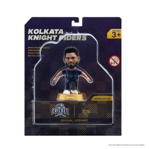 Chanak Cricket Icons Action Figure Rinku Singh Kolkata Knight Riders Collectible Miniature, IPL Edition 360° Rotatable Head, KKR Cricket Player for Fans & Kids, Perfect Gift & Collectors Pack of 1 chanak