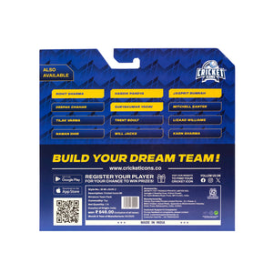 Chanak Cricket Icons Action Figure Assorted Mumbai Indians Collectible Miniature, IPL Edition with 360° Rotatable Head, MI Cricket Player for Fans & Kids, Gift & Collectors Pack of 4 chanak