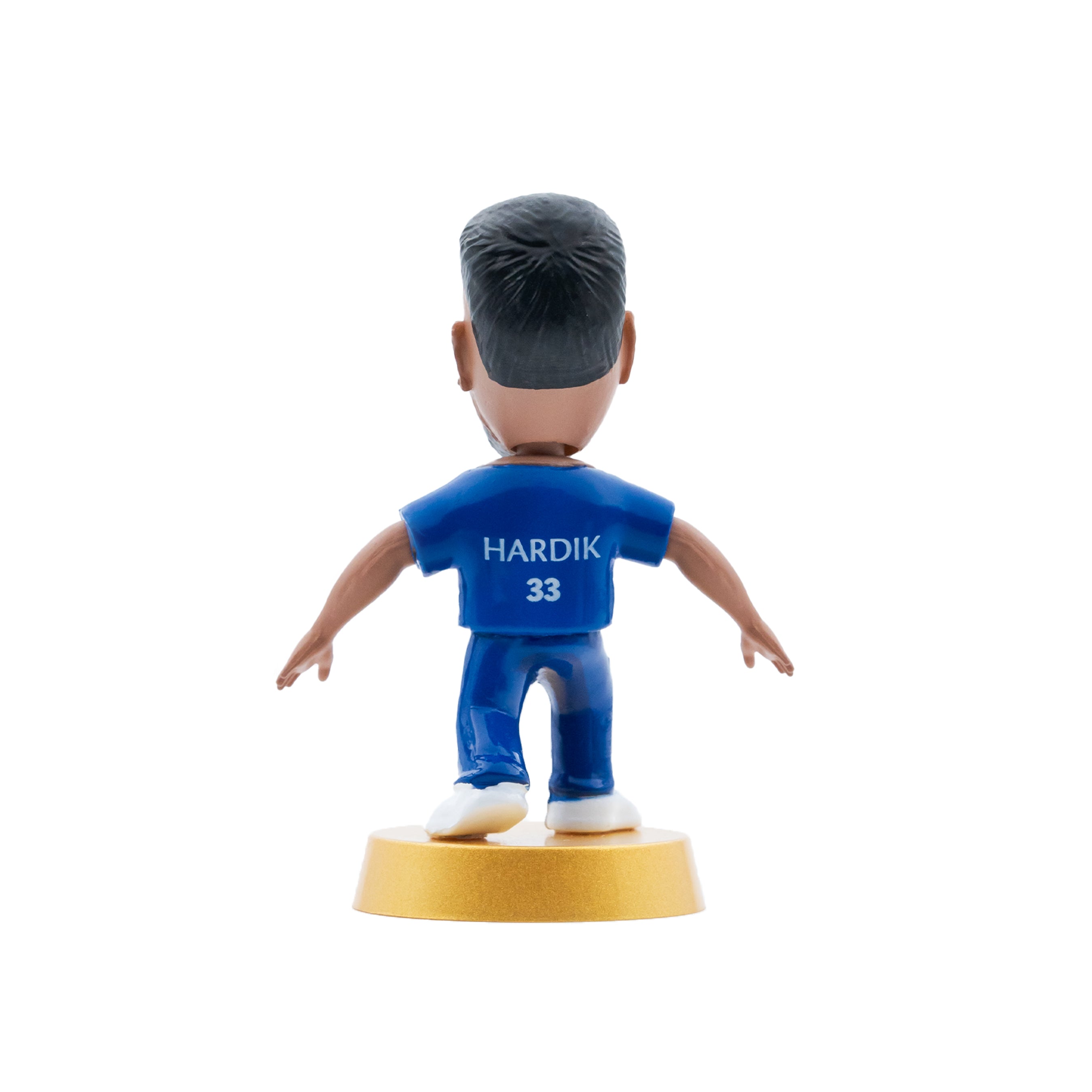 Chanak Cricket Icons Action Figure Hardik Pandya Mumbai Indians Collectible Miniature, IPL Edition with 360° Rotatable Head, MI Cricket Player for Fans & Kids, Gift & Collectors Pack of 1 chanak
