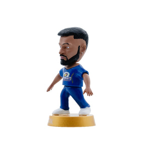 Chanak Cricket Icons Action Figure Hardik Pandya Mumbai Indians Collectible Miniature, IPL Edition with 360° Rotatable Head, MI Cricket Player for Fans & Kids, Gift & Collectors Pack of 1 chanak