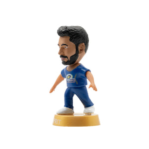Chanak Cricket Icons Action Figure Jasprit Bumrah Mumbai Indians Collectible Miniature Figurine, IPL Edition with 360° Rotatable Head, MI Cricket Player for Fans & Kids, Gift & Collectors Pack of 1 chanak