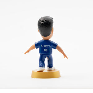 Chanak Cricket Icons Action Figure Surya Kumar Yadav Mumbai Indians Collectible Miniature, IPL Edition with 360° Rotatable Head, MI Cricket Player for Fans & Kids, Gift & Collectors Pack of 1 chanak