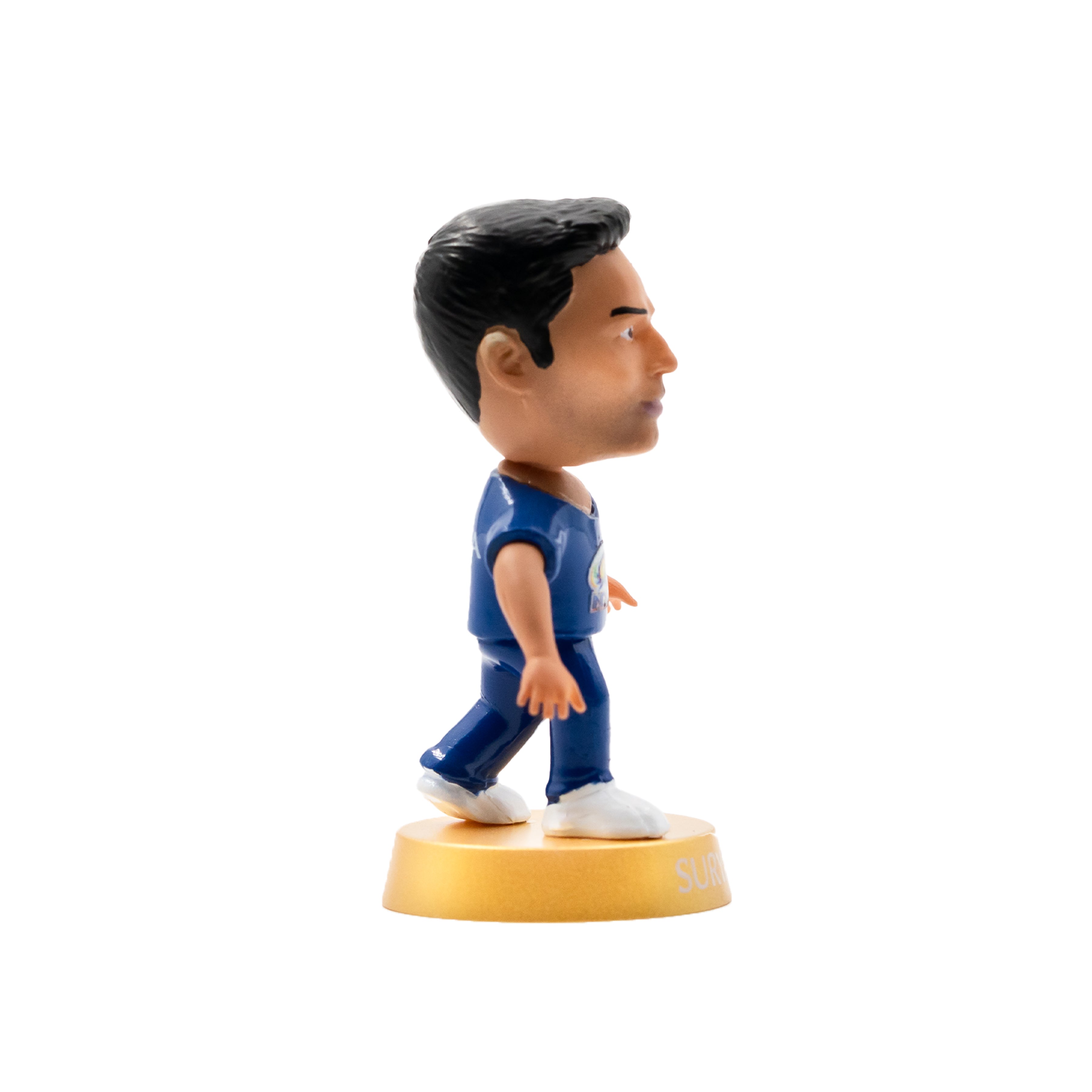 Chanak Cricket Icons Action Figure Surya Kumar Yadav Mumbai Indians Collectible Miniature, IPL Edition with 360° Rotatable Head, MI Cricket Player for Fans & Kids, Gift & Collectors Pack of 1 chanak
