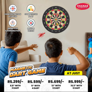 Chanak Magnetic Dart Board With Darts chanak