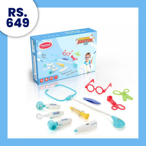 Chanak Premium Doctor Set for Kids - 10 Piece (Sky Blue) Aditi Toys Pvt. Ltd.