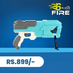 Chanak Six-Dart Rapid Fire Blaster Toy-Gun Blue Aditi Toys Pvt. Ltd.