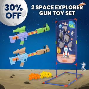 Chanak Space Explorer Pneumatic Gun Toy Set | Safe Indoor/Outdoor Play for Kids 5+, BIS Approved. chanak