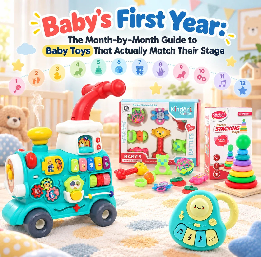Baby's First Year: The Month-by-Month Guide to Baby Toys That Actually Match Their Stage
