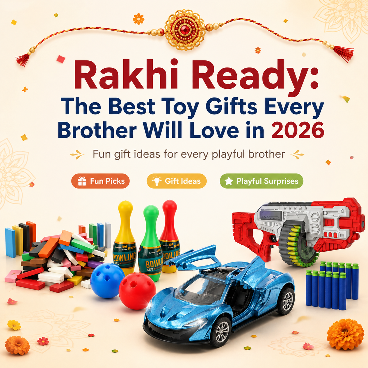 Rakhi Ready: The Best Toy Gifts Every Brother Will Love in 2026