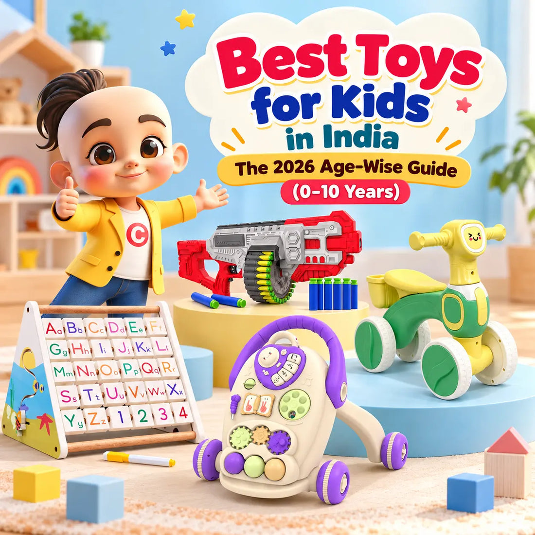 Best Toys for Kids in India: The 2026 Age-Wise Guide (0-10 Years)