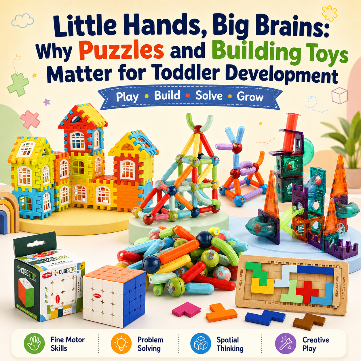 Little Hands, Big Brains: Why Puzzles and Building Toys Matter for Toddler Development